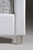Baxton Studio Carlotta White Modern Bed With Upholstered Headboard - Full Size BBT6376-White-Full By Wholesale Interiors
