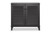 Baxton Studio Coolidge Espresso Shoe Storage Cabinet Fp 01Lv Espresso By Wholesale Interiors