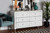 Baxton Studio Luminescence White Faux Leather Upholstered Dresser Bbt2030 Dresser White By Wholesale Interiors