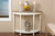 Baxton Vologne Traditional White Wood French Console Table Plm2Vm/M B-Ca