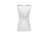Baxton Studio Rebecca Contemporary Multi-Faceted Mirrored Side Table RS1764 By Wholesale Interiors