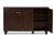 Baxton Studio Winda Modern And Contemporary 3-Door Dark Brown Wooden Entryway Shoes Storage Cabinet SC864573 B-Wenge By Wholesale Interiors
