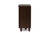 Baxton Studio Winda Modern And Contemporary 3-Door Dark Brown Wooden Entryway Shoes Storage Cabinet SC864573 B-Wenge By Wholesale Interiors