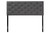Baxton Studio Viviana Modern And Contemporary Grey Fabric Upholstered Button-Tufted Full Size Headboard BBT6506-Grey-Full HB By Wholesale Interiors