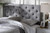 Viviana Grey Upholstered Button-Tufted Queen Size Headboard - SKU143202