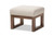 Baxton Studio Yashiya Mid-Century Retro Modern Light Beige Fabric Upholstered Ottoman Stool BBT5200-Light Beige By Wholesale Interiors