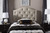 Baxton Studio Myra Modern And Contemporary Light Beige Fabric Upholstered Button Tufted Scalloped Twin Size Headboard Bbt6505 Light Beige Twin Hb By Wholesale Interiors