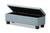 Hanna Blue Upholstered Button-Tufting Storage Ottoman Bench - SKU143357