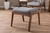 Baxton Studio Roxy Mid Century Modern Walnut Wood Finishing And Grey Fabric Upholstered Ottoman Bbt5266 Grey Stool Xd45 By Wholesale Interiors