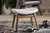 Baxton Studio Vera Mid Century Modern Light Grey Fabric Upholstered Ottoman Vera Light Grey Otto By Wholesale Interiors
