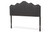 Baxton Studio Nadeen Modern And Contemporary Dark Grey Fabric King Size Headboard BBT6622-Dark Grey-King HB-H1217-20 By Wholesale Interiors