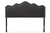Baxton Studio Nadeen Modern And Contemporary Dark Grey Fabric King Size Headboard BBT6622-Dark Grey-King HB-H1217-20 By Wholesale Interiors