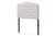 Baxton Studio Lucy Modern And Contemporary Greyish Beige Fabric Twin Size Headboard BBT6625-Greyish Beige-Twin HB-H1217-14 By Wholesale Interiors