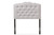 Baxton Studio Lucy Modern And Contemporary Greyish Beige Fabric Twin Size Headboard BBT6625-Greyish Beige-Twin HB-H1217-14 By Wholesale Interiors
