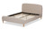 Mia Mid-Century Fabric Upholstered Full Size Platform Bed Cf8814--Full