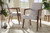 Andrea Greyish Beige Upholstered Wooden 2-Pc Lounge Chair Set - SKU143479