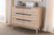 Baxton Studio Fella Mid Century Modern Two Tone Oak And Grey Wood 6 Drawer Dresser Fldt00805 Hana Oak Dark Grey Dresser By Wholesale Interiors