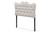 Baxton Studio Emma Modern And Contemporary Greyish Beige Fabric Twin Size Headboard BBT6694-Greyish Beige-Twin HB-H1217-14 By Wholesale Interiors