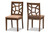 Abilene Upholstered & Walnut Dining Chair (2 Set) - SKU143586