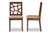 Abilene Upholstered & Walnut Dining Chair (2 Set) - SKU143586