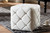 Baxton Studio Stacey Modern And Contemporary White Faux Leather Upholstered Ottoman 1710-White By Wholesale Interiors