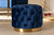 Baxton Studio Valeria Glam Royal Blue Velvet Fabric Upholstered Gold Finished Button Tufted Ottoman Tsfot030 Dark Royal Blue Gold Otto By Wholesale Interiors