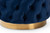 Baxton Studio Valeria Glam Royal Blue Velvet Fabric Upholstered Gold-Finished Button Tufted Ottoman TSFOT030-Dark Royal Blue/Gold-Otto By Wholesale Interiors