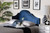 Baxton Studio Rita Modern And Contemporary Navy Blue Velvet Fabric Upholstered Full Size Headboard BBT6567-Navy Blue-HB-Full By Wholesale Interiors