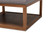 Baxton Studio Alvere Modern And Contemporary Grey Fabric Upholstered Walnut Finished Cocktail Ottoman BBT5365-Grey/Walnut-Otto By Wholesale Interiors