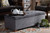 Baxton Studio Roanoke Modern And Contemporary Grey Velvet Fabric Upholstered Grid Tufted Storage Ottoman Bench Bbt3101 Grey Velvet Walnut Otto By Wholesale Interiors