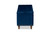 Baxton Studio Kaylee Modern And Contemporary Navy Blue Velvet Fabric Upholstered Button-Tufted Storage Ottoman Bench BBT3137-Navy Velvet/Walnut-Otto By Wholesale Interiors