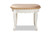 Baxton Studio Gabrielle Traditional French Country Provincial Sand Velvet Fabric Upholstered White-Finished Wood Vanity Ottoman HL6B-A012-White-Otto By Wholesale Interiors