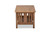 Baxton Studio Rylie Traditional Transitional Mission Style Walnut Brown Finished Rectangular Wood Coffee Table SW135-Walnut-M17-CT By Wholesale Interiors