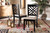 Baxton Studio Caron Modern And Contemporary Sand Fabric Upholstered Espresso Brown Finished Wood 2 Piece Dining Chair Set Set Rh317C Sand Dark Brown Dc 2Pk By Wholesale Interiors