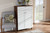Baxton Studio Coolidge Modern And Contemporary White And Walnut Finished 5 Shelf Wood Shoe Storage Cabinet With Drawer Fp 03Lv Walnut White By Wholesale Interiors
