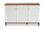 Baxton Studio Coolidge Modern And Contemporary Walnut Finished 8-Shelf Wood Shoe Storage Cabinet FP-04LV-Walnut/White By Wholesale Interiors