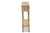 Baxton Studio Calvin Classic And Traditional French Farmhouse Oak Brown Finished Wood 3-Drawer Entryway Console Table WERPL-01-Brown-Console By Wholesale Interiors