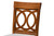 Baxton Studio Violet Modern And Contemporary Grey Fabric Upholstered And Walnut Brown Finished Wood 2-Piece Counter Height Pub Chair Set RH323P-Grey/Walnut-PC By Wholesale Interiors