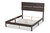 Baxton Studio Anthony Modern And Contemporary Dark Grey Oak Finished Wood Queen Size Panel Bed MG0024-Green Gray-Queen By Wholesale Interiors