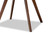 Alana Transitional Walnut Finished Round Wood Dining Table - SKU144554