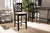 Baxton Studio Jason Modern And Contemporary Sand Fabric Upholstered And Espresso Brown Finished Wood 2 Piece Bar Stool Set Rh317B Sand Dark Brown Bs By Wholesale Interiors