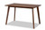 Orion Walnut Wood 5-Pc Dining Set - SKU144568