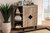 Baxton Studio Wales Modern And Contemporary Rustic Oak Finished Wood 2 Door Shoe Storage Cabinet With Open Shelves Wales Shoe Cabinet Open Shelf By Wholesale Interiors
