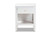 Baxton Studio Naomi Classic And Transitional White Finished Wood 1-Drawer Bedroom Nightstand MG0038-White-NS By Wholesale Interiors