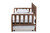 Midori Walnut Wood Twin Size Daybed With Roll-Out Trundle Bed - SKU144627