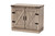 Baxton Studio Wayne Modern Contemporary Farmhouse Oak Brown Finished Wood 2-Door Shoe Storage Cabinet SC910041-2-Oak-Shoe Cabinet By Wholesale Interiors