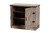Baxton Studio Wayne Modern Contemporary Farmhouse Oak Brown Finished Wood 2-Door Shoe Storage Cabinet SC910041-2-Oak-Shoe Cabinet By Wholesale Interiors