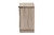 Baxton Studio Wayne Modern Contemporary Farmhouse Oak Brown Finished Wood 2-Door Shoe Storage Cabinet SC910041-2-Oak-Shoe Cabinet By Wholesale Interiors