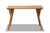 Sahar Transitional Walnut Brown Finished Wood Dining Table - SKU144876
