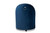 Baxton Studio Bethel Glam And Luxe Navy Blue Velvet Fabric Upholstered Rolling Accent Chair WS-52226-Navy Blue Velvet-CC By Wholesale Interiors
